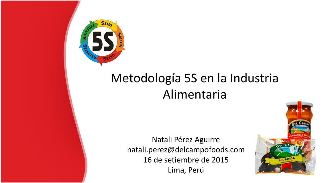 Metodología 5S en la industria alimentaria