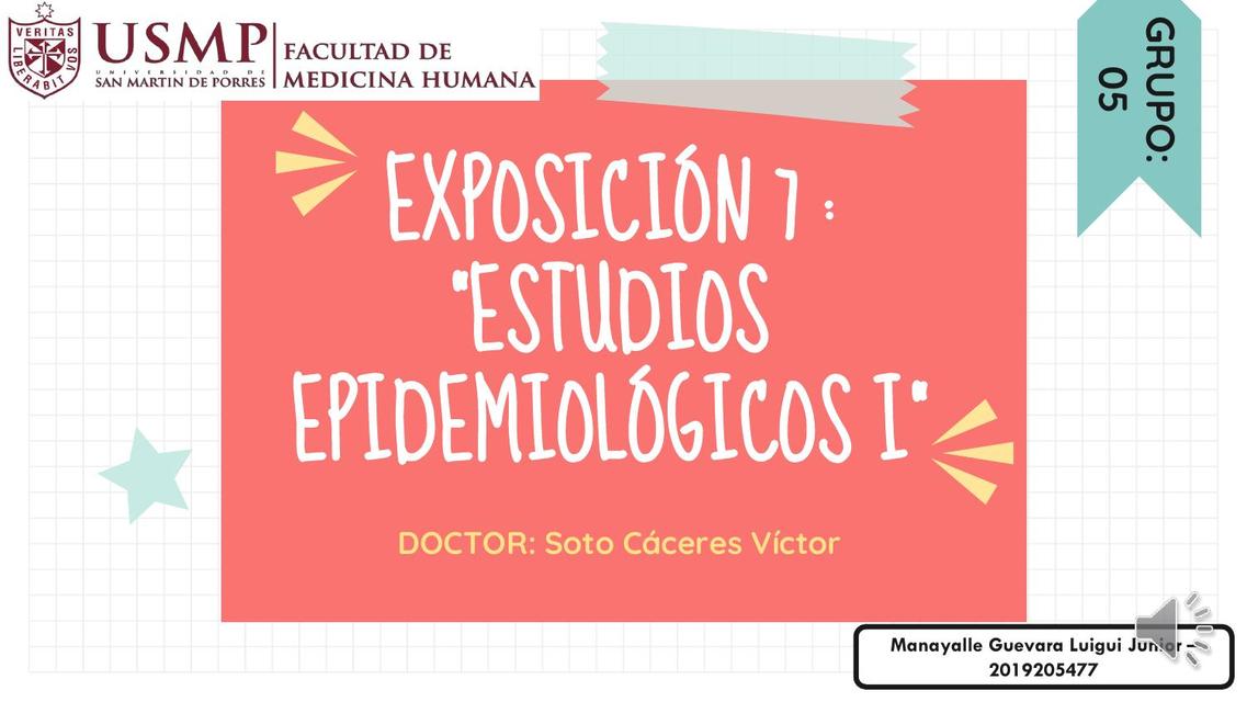 Estudios epidemiológicos