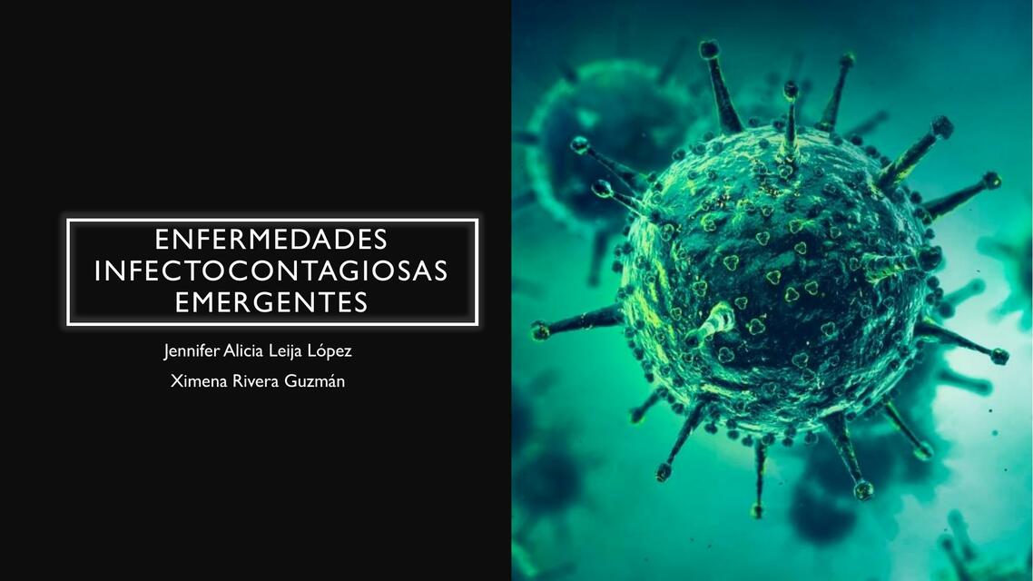 Enfermedades infectocontagiosas emergentes