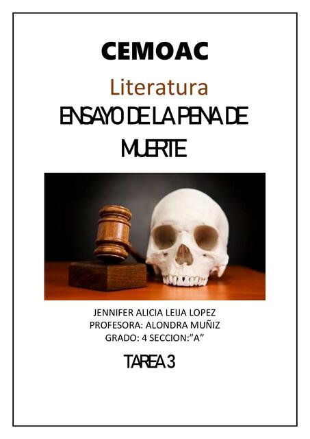 La pena de muerte