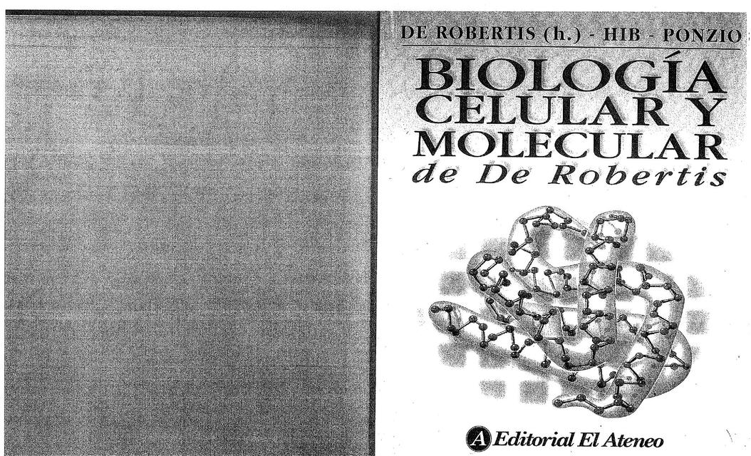 Biología celular y molecular de Robertis