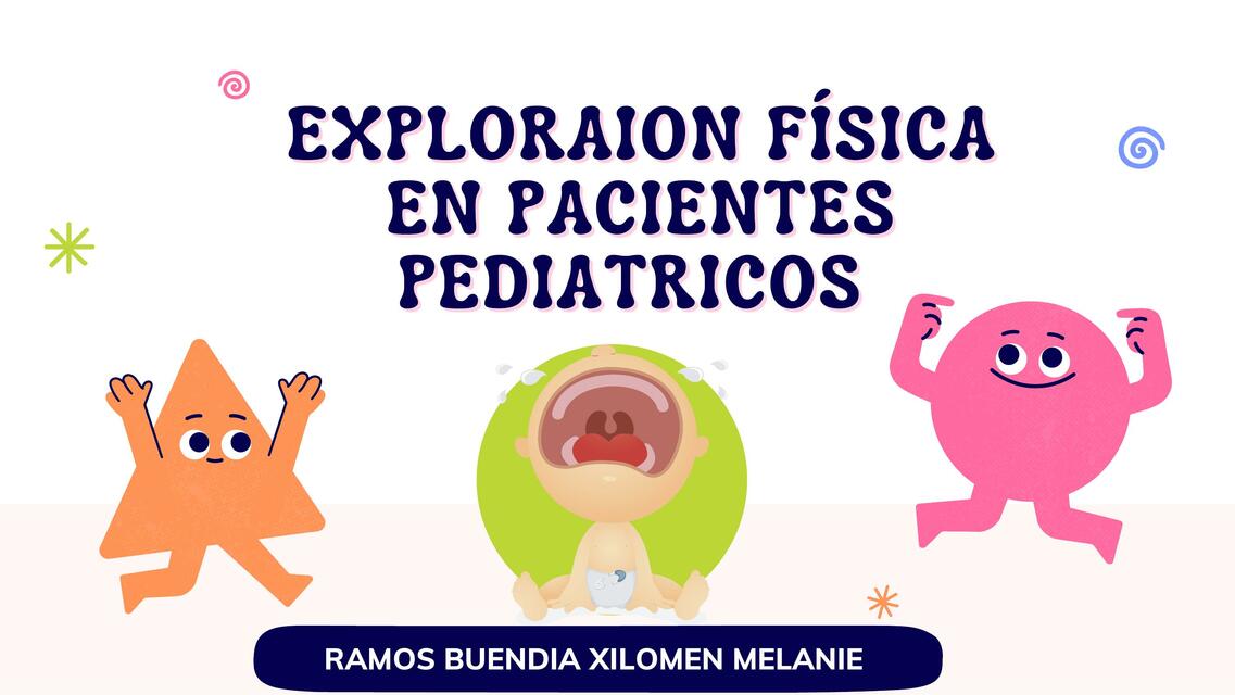 Exploración física de pacientes pediatricos