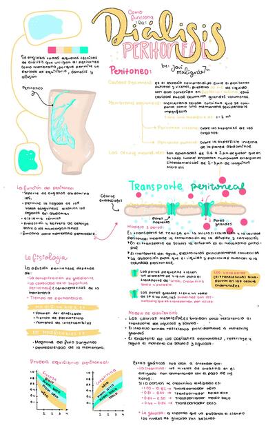 Cómo funciona la diálisis peritoneal