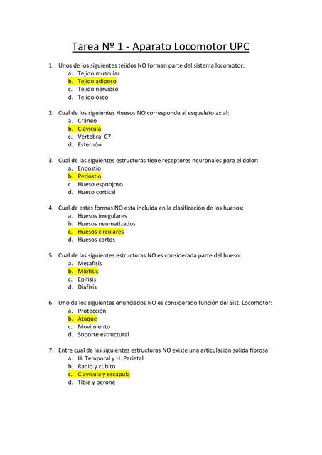 Tarea Académica 1 - Sistema Locomotor UPC - 2022-01