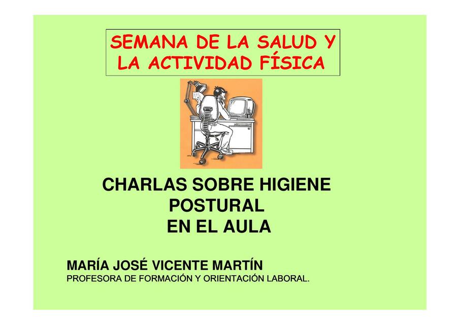 Higiene postural