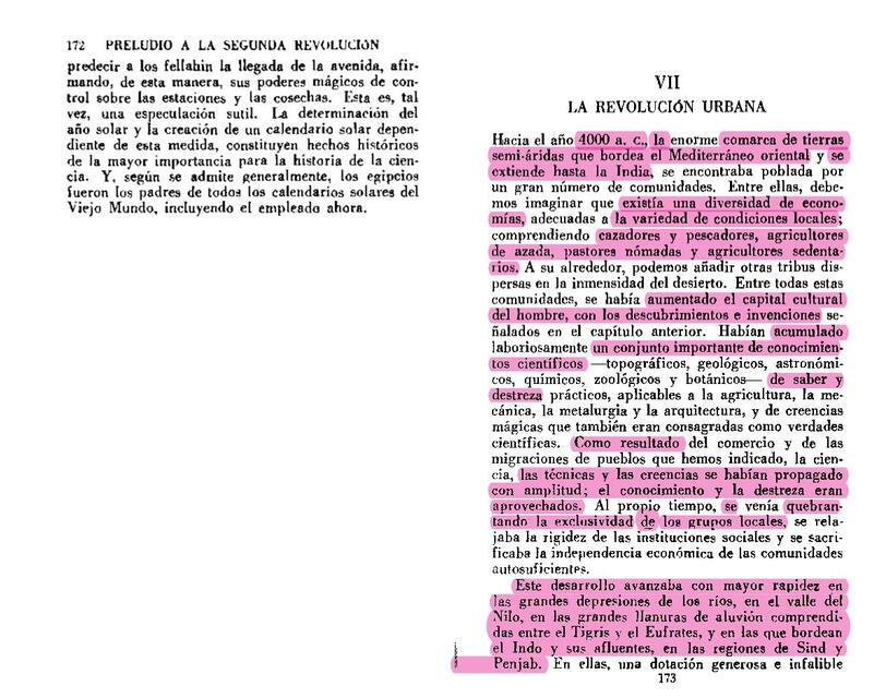 Breviarios V Gordon Childe. Los Orígenes de la Civilización. Fondo de