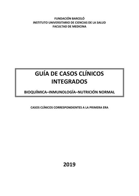 Guía de Casos Clínicos Integrados 