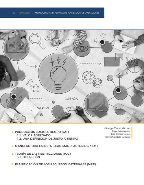 Metodologías especiales de planeación de operaciones