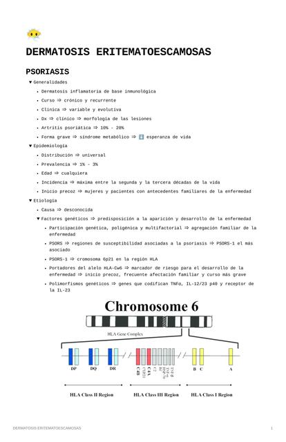 Dermatosis Eritematoescamosas 