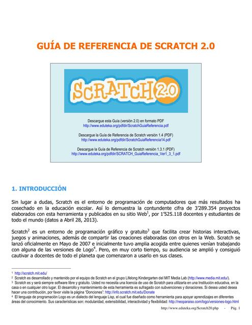 Guia de Referencia de Scratch