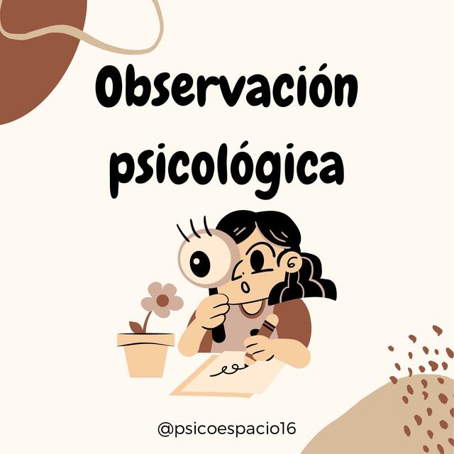 Observación Psicológica