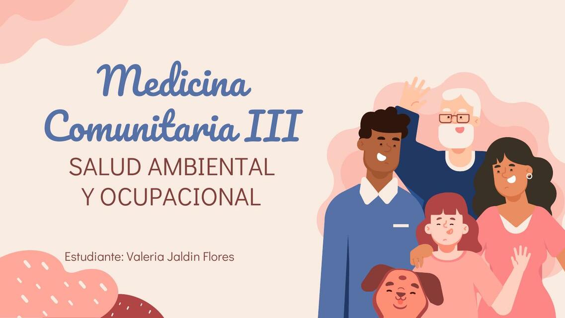 Salud Ambiental y Ocupacional