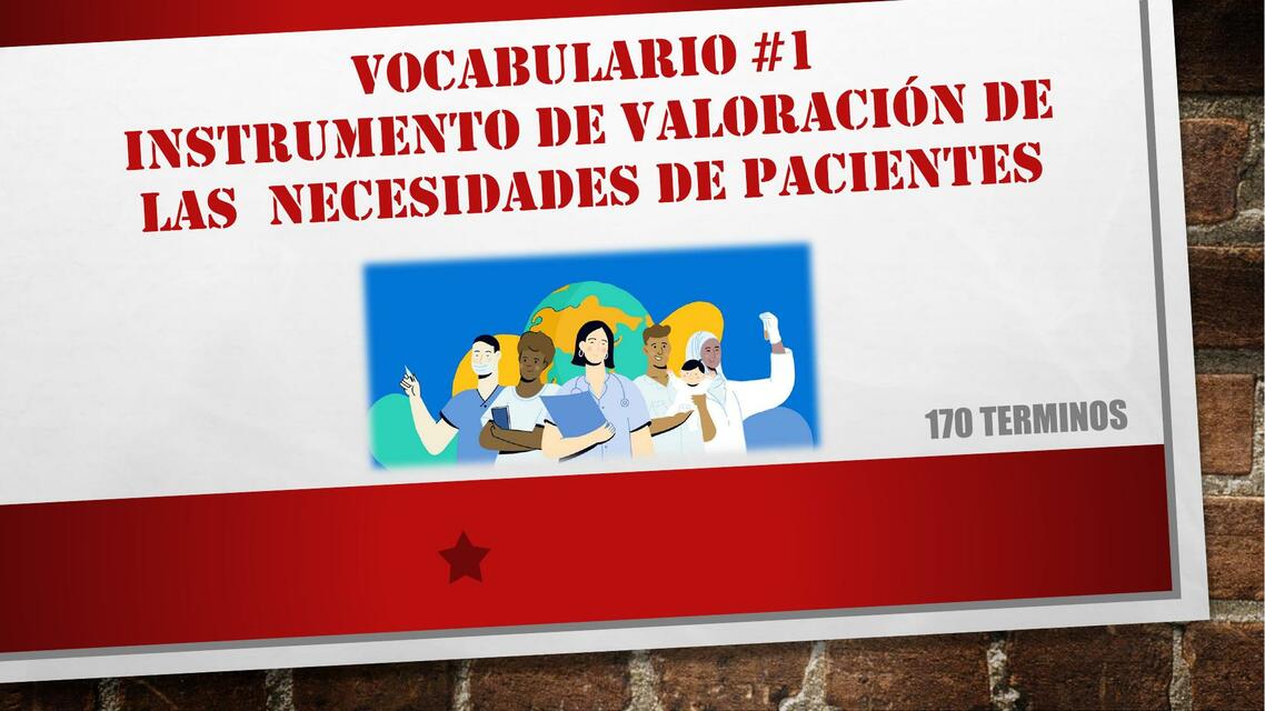 Instrumento de Valoración de las Necesidades de Pacientes 