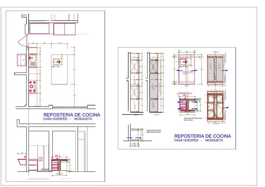 Reposteria de Cocina- Arquitectura