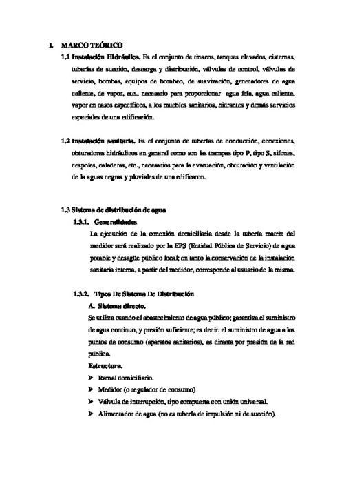 Indtalaciones Sanitarias