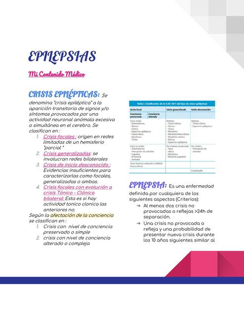 Epilepsias y Crisis Epilépticas 