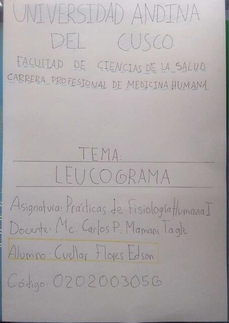 Leucograma