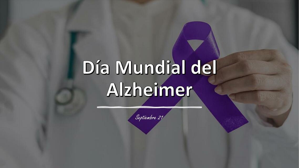 Día Mundial del Alzheimer