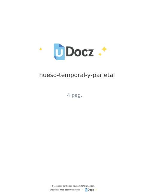 Hueso Temporal y Parietal 