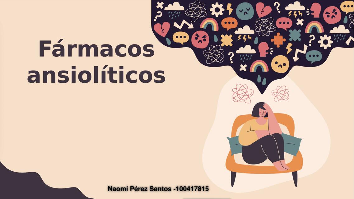 Fármacos Ansiolíticos 