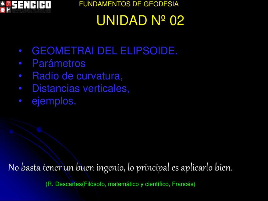 Geometría del Elipsoide