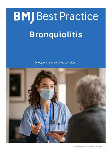 Bronquiolitis