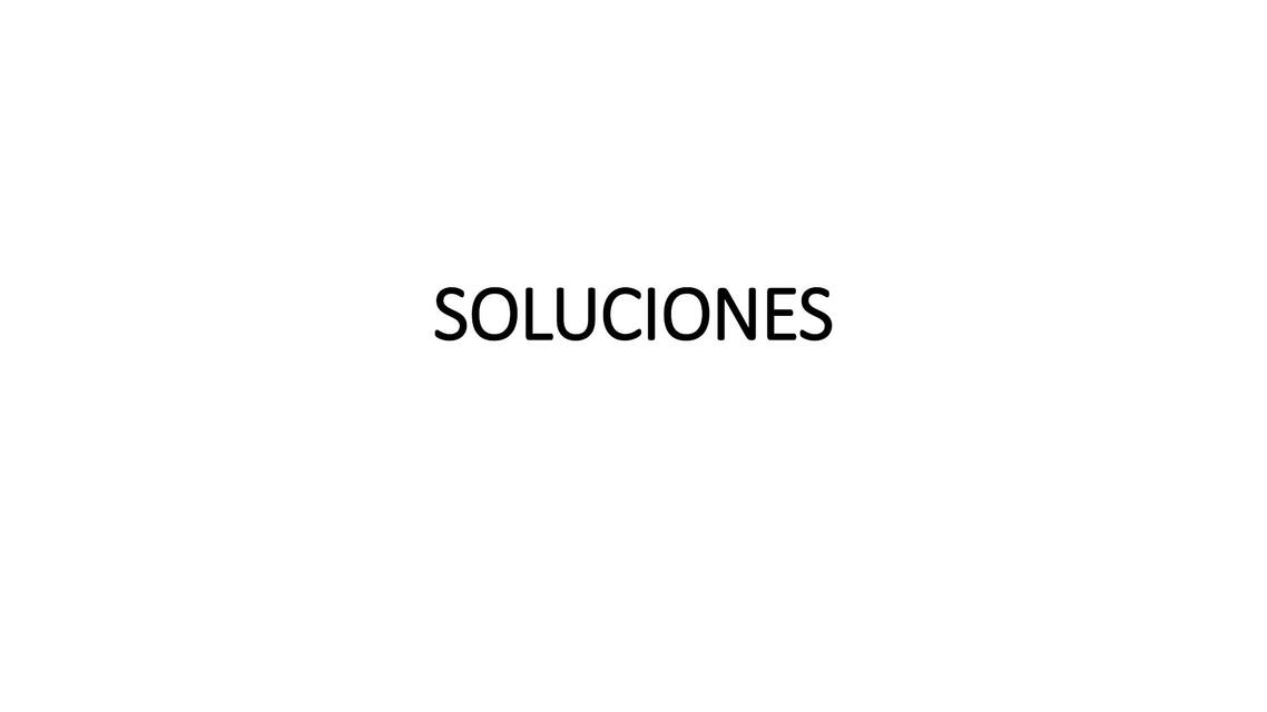 Soluciones