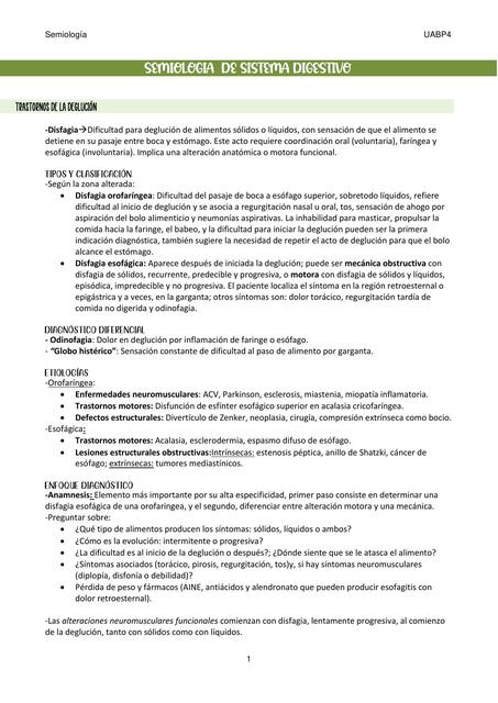 Semiología-Motivo de consulta digestivo-Argente