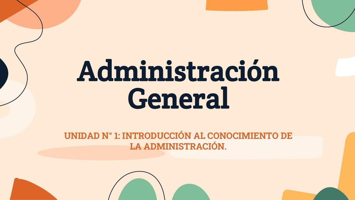 Administración General