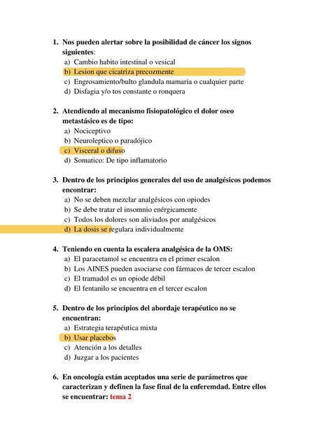 Examen paliativos