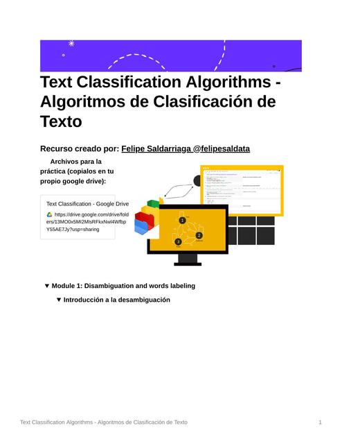 Python: Text Classification Algorithms - Algoritmos de Clasificación de Texto