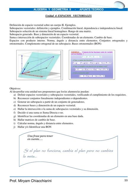 U 4 Espacios Vectoriales