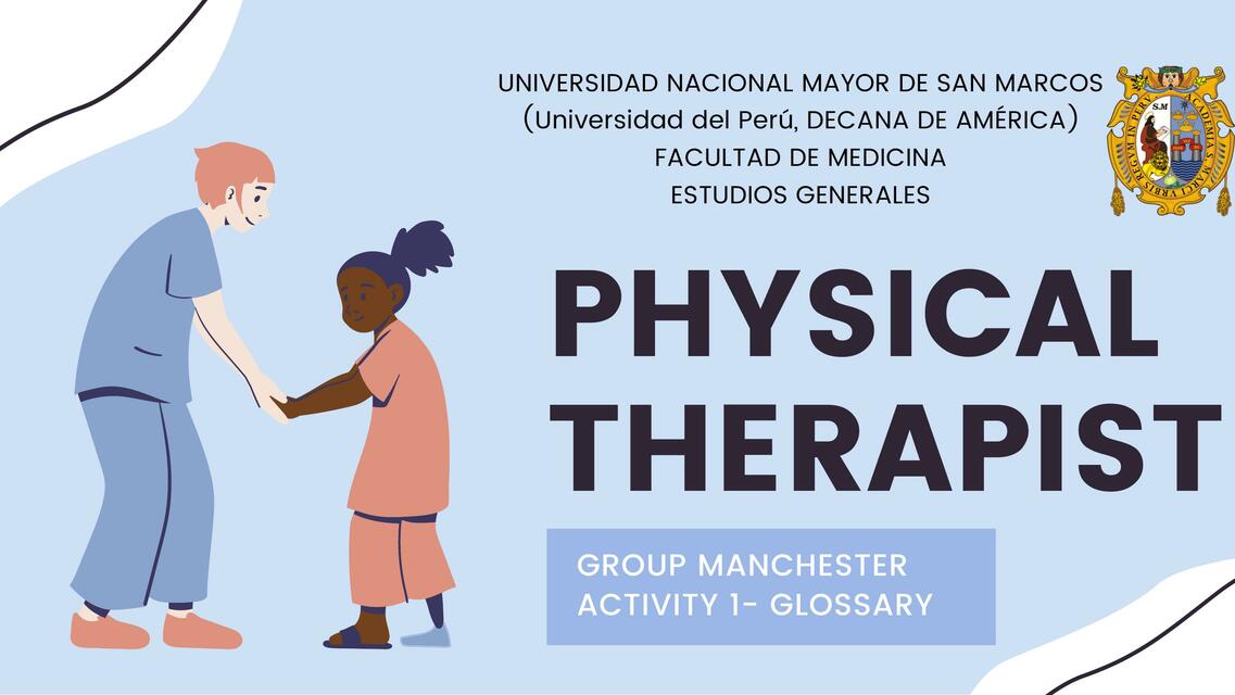 Glossary Physical Therapist