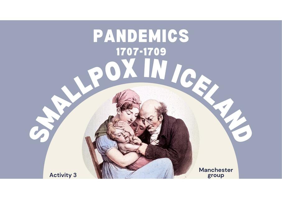 Smallpox in Iceland 1707-1709