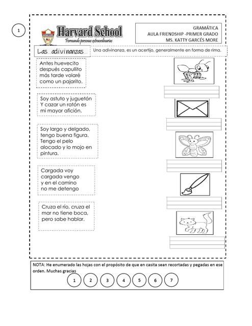 Ejercicios de Gramática