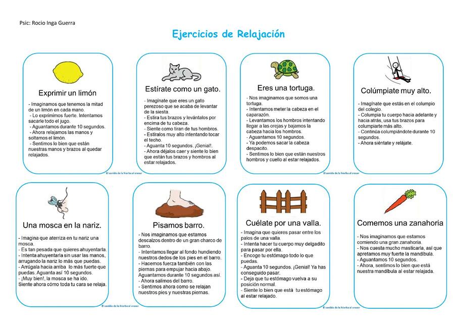 Ejercicios de Relajación 