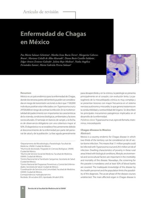 Enfermedad de Chagas 