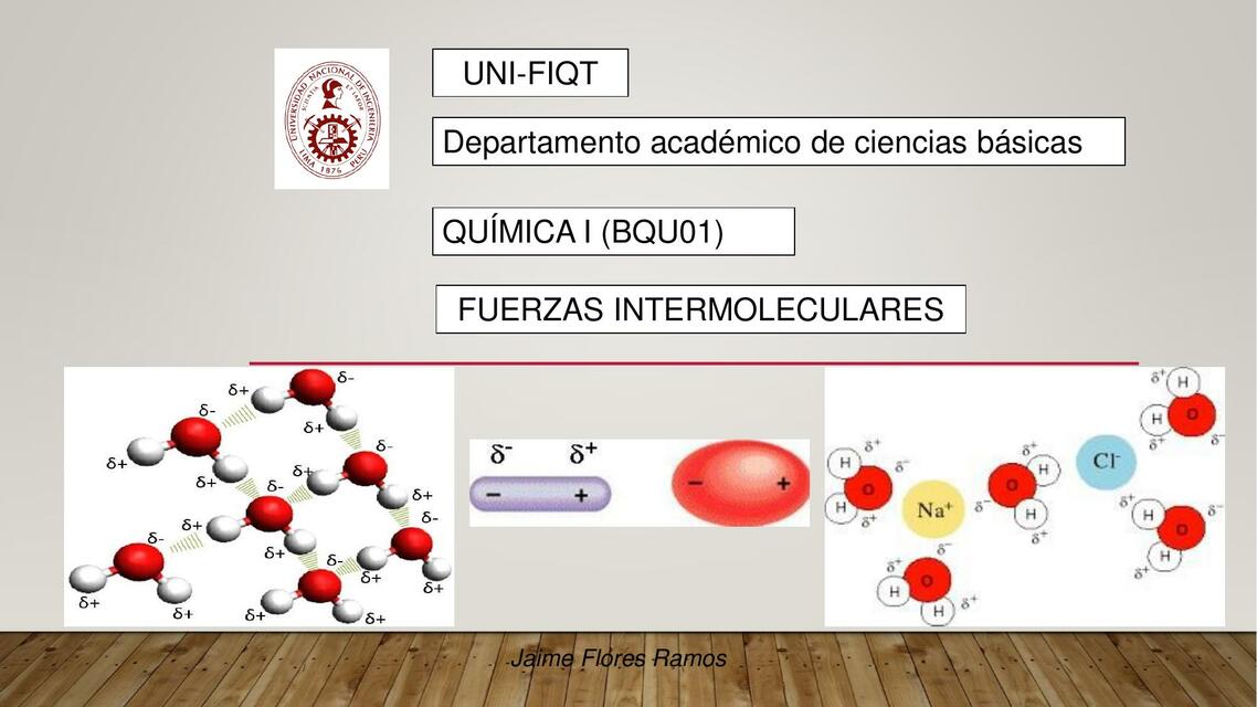 Fuerzas Intermoleculares 