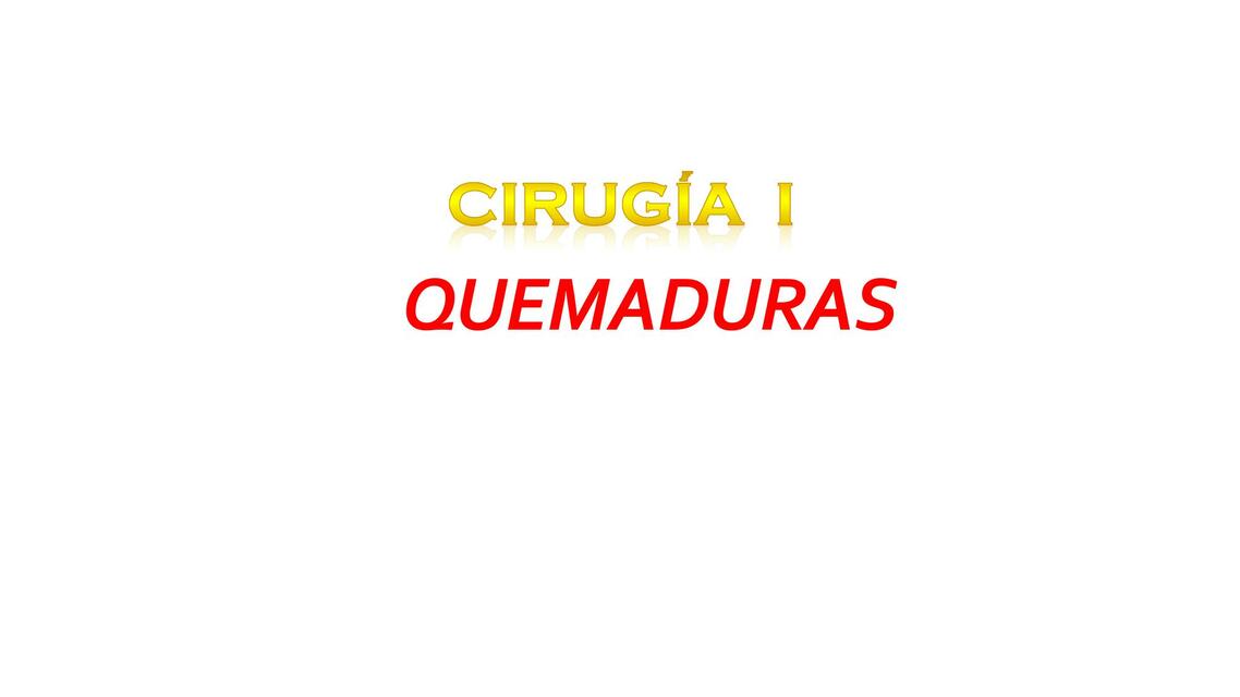 Quemaduras