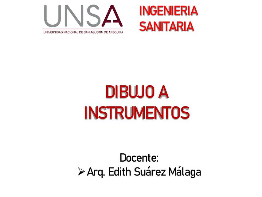 Dibujo a Instrumentos 