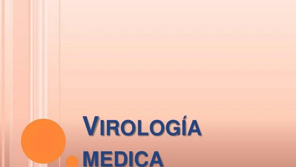 Virología Médica 