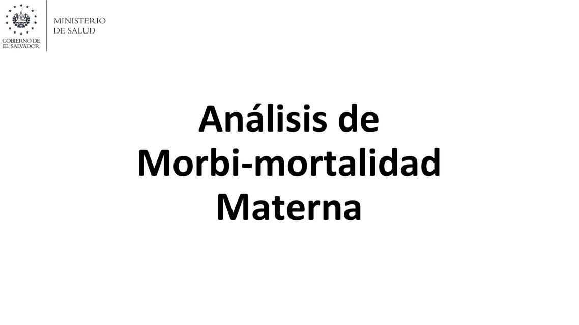 Mortalidad Materna