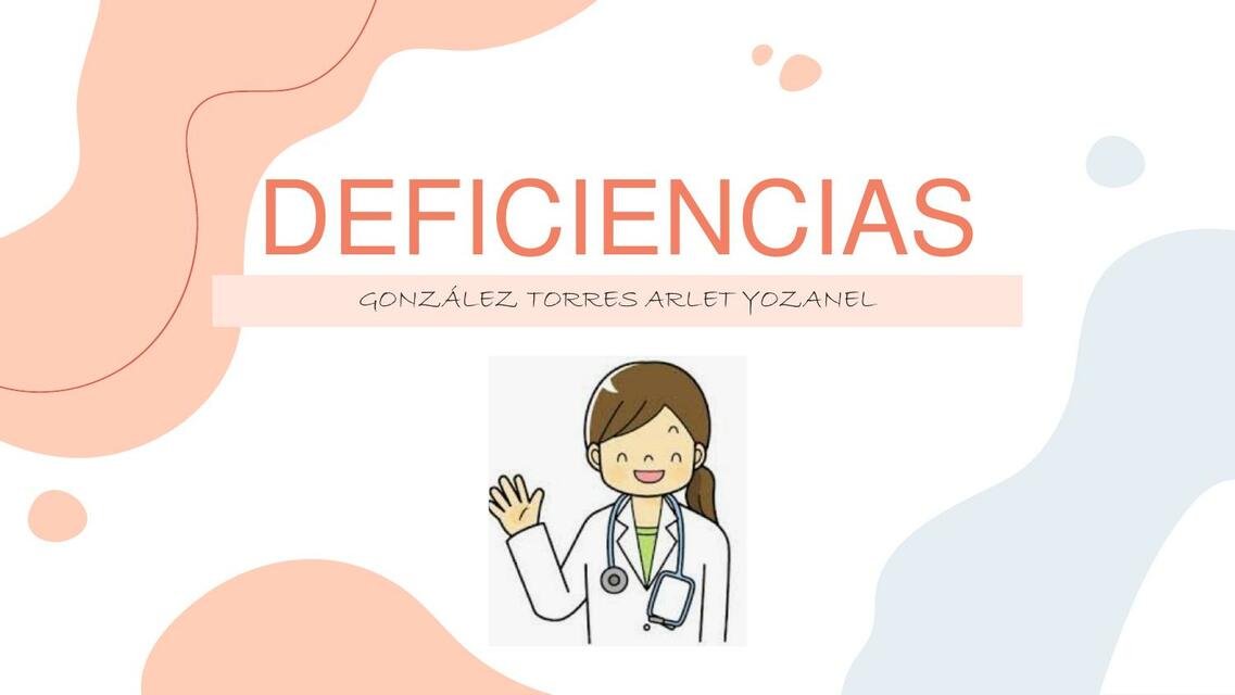 Deficiencias 