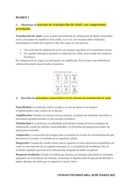 Bioseñalización y Hormonas 