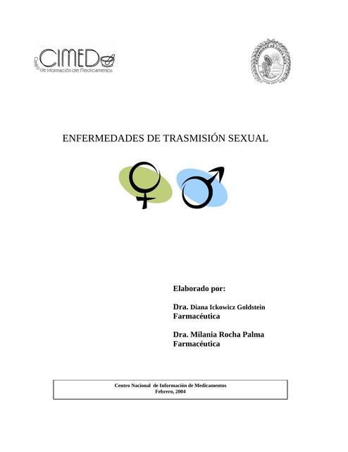 Enfermedades De Transmisión Sexuales Pdf | Medicina Y Farmacia | UDocz