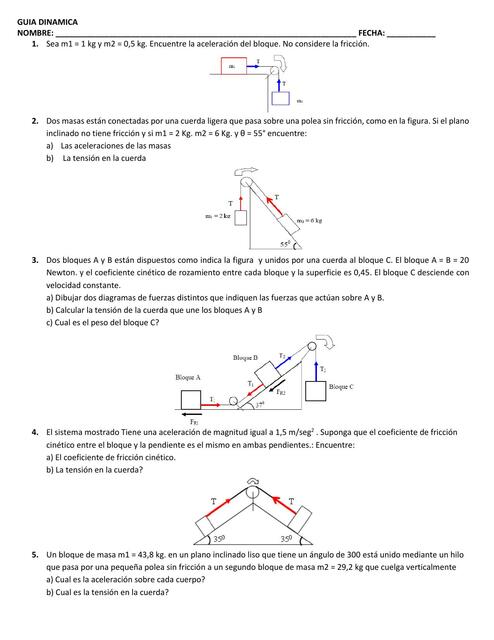 Guía 2 Dinámica 2