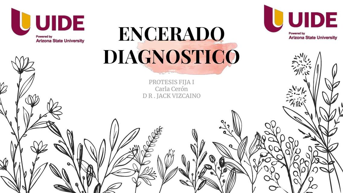 Encerado Diagnostico Diente