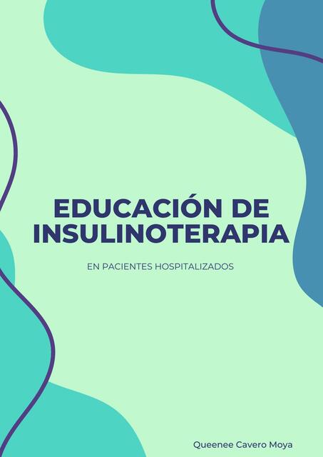 Educación de Insulinoterapia en Pacientes Hospitalizados