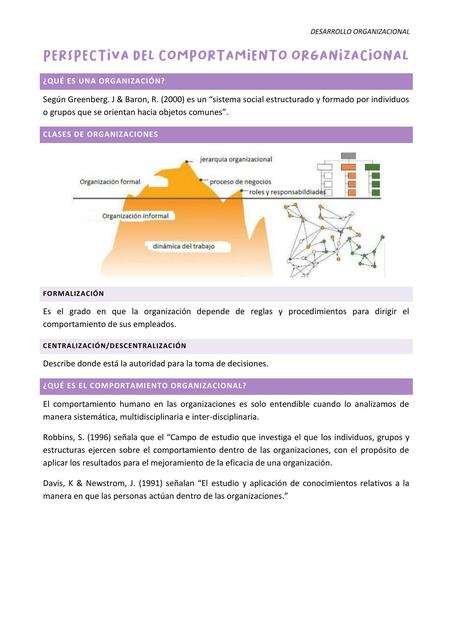 Comportamiento organizacional