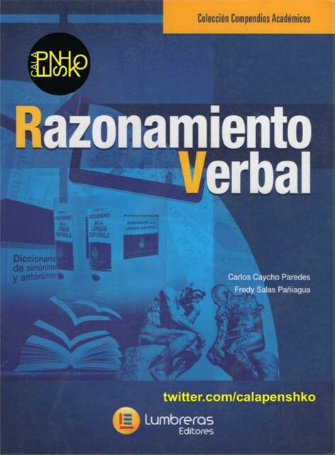 RAZONAMIENTO VERBAL - COMPENDIO AZUL LUMBRERAS